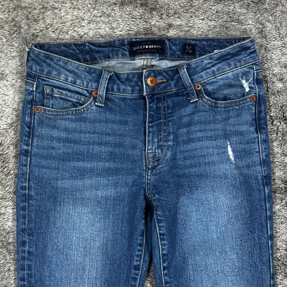 Lucky Brand Lolita Crop Jeans Sz 2/26 - Picture 5 of 12